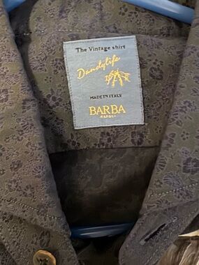 Barba Napoli "Dandylife" The Vintage Shirt–Size 41/16